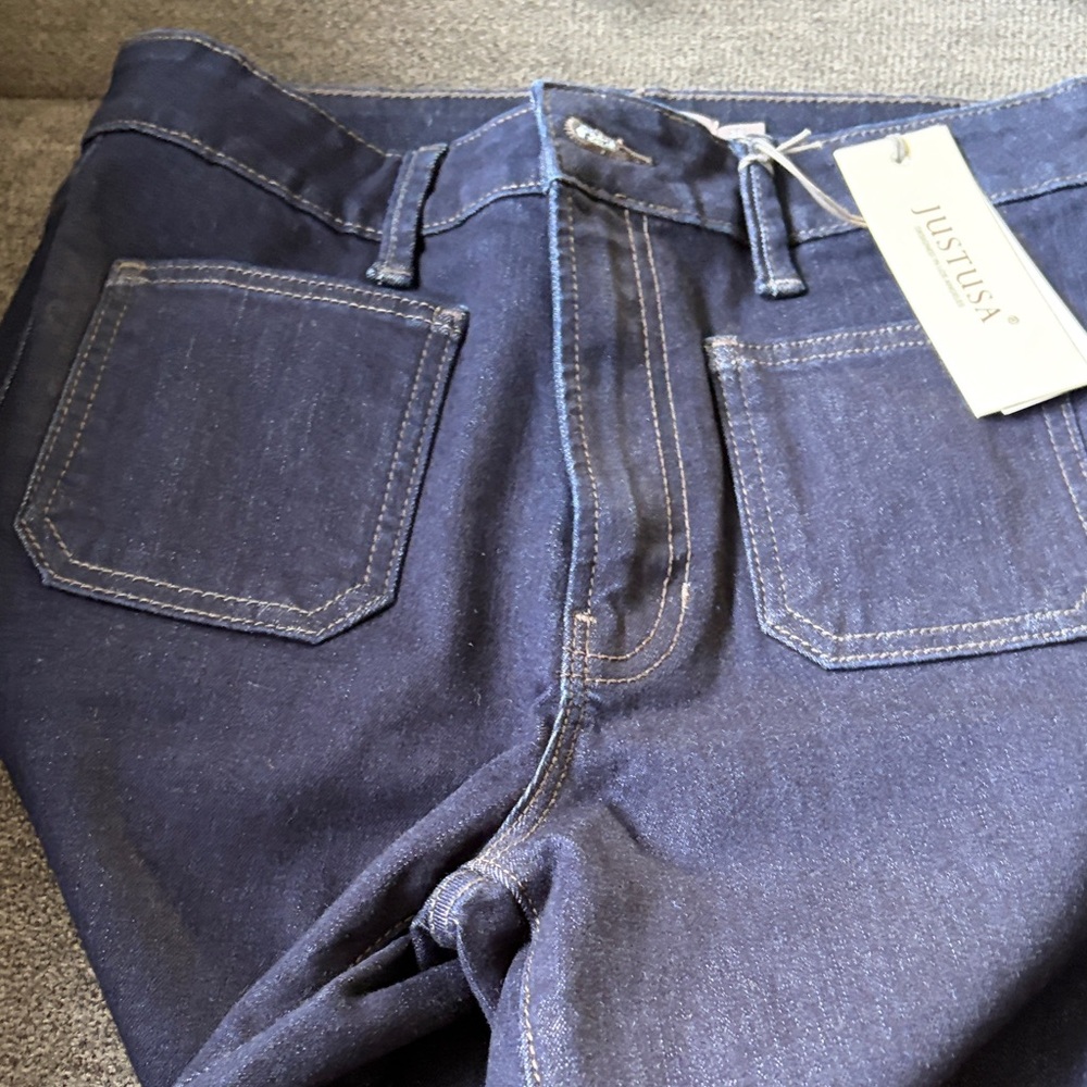 JustUSA Indigo High-Rise Stretch Jeans